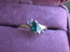 Emerald & Diamond ring -