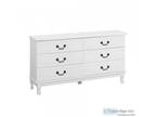 Artiss Chest of Drawers Dresser Table Lowboy Storage Cabinet Whi