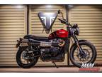 2023 Triumph Scrambler 900 Carnival Red/Jet Black Motorcycle for Sale