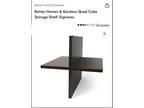 Better Homes and Gardens Cube Storage Shelf, T, Espresso
