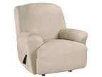 Sure Fit Ultimate Stretch Suede - Recliner Slipcover - Cement