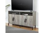 TV Stand W/Asymmetric Door Console Table Storage For TVs Up