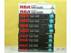 RCA Audio Cassette BLANK 60 & 90 Tapes LOT of 10