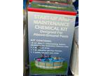 New, Start Up & Maintenance Chemical Kit for Easy Set Above
