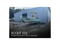 2012 scout 221 boat for sale