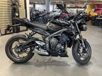 2023 Triumph Street Triple RS Matte Jet Black Motorcycle for Sale