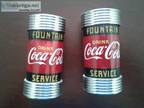 Coca Cola Fountain Service Salt and Pepper Shakers Made in