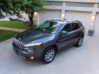 2018 Jeep Cherokee Limited, 9,400 Miles 4WD