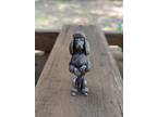 Vintage Pewter Poodle Figurine/Paperweight - Opportunity