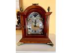 Vintage Warmink Wuba Dutch Moon Phase Bracket Clock 2 Bell Strike Chime