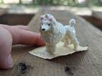 One of a Kind Hagen-Renaker Hand Crafted Figurine-Ceramic-Mini White Poodle -