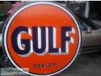 Vintage GULF OIL Sign - Opportunity!