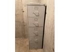 Large Gray Office Filing Cabinet