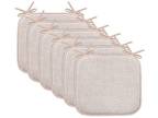 Chair Cushion Pads with Ties Non Slip Honeycomb Memory Foam