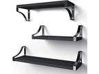 Floating Shelves Wall Mounted Set of 3, Rustic Wood Wall - Opportunity