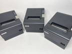 Lot of 3 Epson M129H / TM-T88IV Thermal Receipt Printers (No