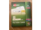 Avery file folder labels 5366 1/3 cut (2/3" x 3 7/16" )