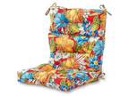 Outdoor Dining Chair Cushion Polyester Aloha Red - Opportunity