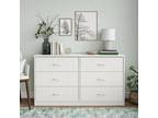 Mainstays Classic 6 Drawer Dresser, White, FREESHIPPING GN - Opportunity