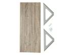 Tough 10 in. x 23-5/8 in. Rustic Gray Laminated Wood Wall - Opportunity