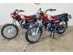 No Reserve: Pair of 1-Mile 1974 Yamaha RD125Bs