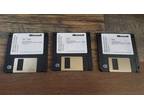 VINTAGE MS-DOS 6.0 OPERATING SYSTEM Setup Install 3 Floppy - Opportunity