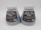 2X Matte Black Powder Coat 16oz Paint Finish Protects - Opportunity