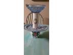 Beautiful Candle, Candy Holder Recycled Vintage