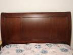 Queen size sleigh bed head board, only