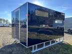 2023 Sno Pro Trailers Sno Pro Trailers 8x12 Aluminum Ice Shack w Tow Hitch and