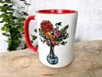 EVERYDAY HO Offers a Beautiful Floral Science Mug. - Opportunity!
