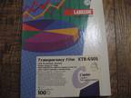 Labelon COPIER Transparency Film XTR 650S 100 sheets NEW Old - Opportunity