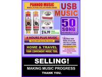 50 SONG INSTRUMENTALS on USB MEMORY STICK - USB MUSIC
