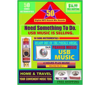50 SONG INSTRUMENTALS on USB MEMORY STICK - USB MUSIC FUN is a Other Movies and Musics for Sale in Cleveland OH