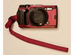 Olympus Tough TG-6 Digital Camera (Red) + LB-T01 Lens