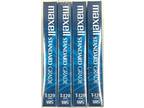 4 Lot Maxell VHS Blank Video Standard Grade T-120 6hr EP New - Opportunity