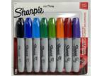 Sharpie Broad Large Chisel Permanent Markers 8 Assorted - Opportunity