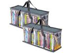 Stock Your Home DVD Storage Bags (Set of 2) Media Organizer - Opportunity