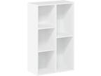 Luder Bookcase / Book / Storage , 5-Cube, White - Opportunity!