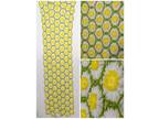 Handmade Crocheted Floral Table Runner Yellow White Daisy