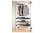 WGX Design for You Industrial Pipe Clothing Rack Wood - Opportunity