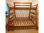 Bunk Bed Adults Kids Full Sz Lower Twin Sz Upper Railing - Opportunity