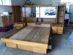 Oak Platform Queen Bed - Opportunity