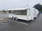 Two Supreme 16' x 8' concession trailers