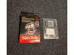 San Disk 128GB Extreme PRO SD SDXC Memory Card 170MB/s Class - Opportunity
