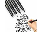 Hand Lettering Pens - 4 Size Refillable Modern Black - Opportunity