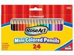 Rose Art 3.5-Inch Mini Colored Pencils Assorted Colors