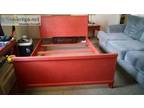 Full size bed frame with headboard and footboard with slats - Opportunity