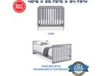 New Convertible Baby Crib Or Toddler Twin Size Bed With - Opportunity