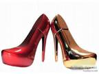 Red or Gold Shoes Filled with Women Spray Cologne - Opportunity